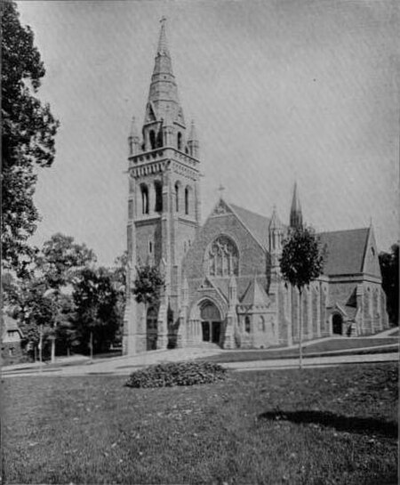 Packer Memorial Church at Lehigh University, erected by Mary Packer Cummings in memory of her family