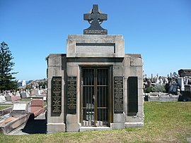 Packer rodinné mauzoleum, South Head Cemetery