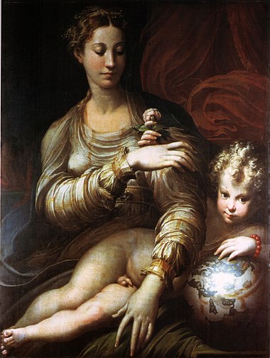 Parmigianino, madonna della rosa 01.jpg