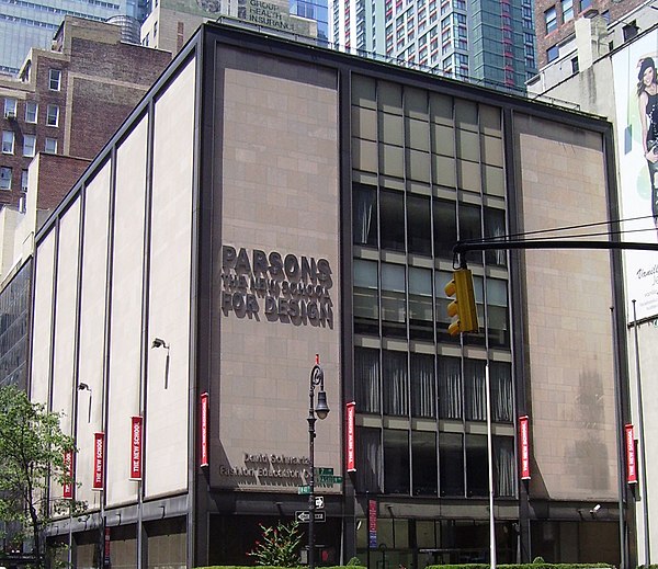 The Parsons School of Design in Manhattan