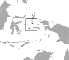 Phalanger rothschildi map.png