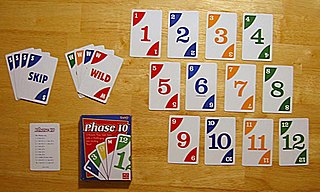 <span class="mw-page-title-main">Phase 10</span> Card game