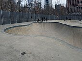 Pier 62 Skatepark Pool Looking East