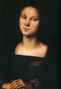 Le Pérugin, Marie-Madeleine, vers 1500 – Galerie Palatine, Florence.