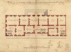 Plano del cabildo original en 1749.