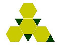 plano del tetraedro Truncado