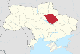 Poltava vilayəti xəritədə