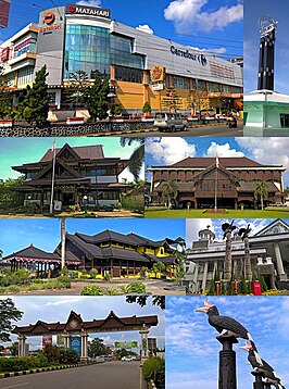 Een collage van Pontianak