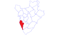 موقعیت استان رومونگه در نقشه