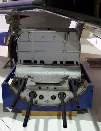 A Hunter's removable weapons pack. In the foreground are the four 30 mm ADEN cannons.