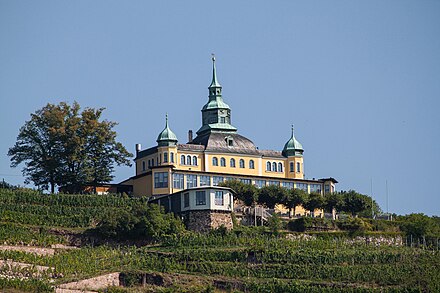 Spitzhaus winery in Oberlößnitz