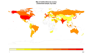 Fig. 1: mobile editors, per country