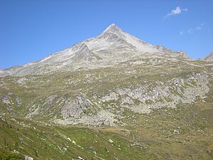 Rauhkofel from the Waldner Alm