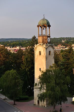 Razgrad Bulgaria 1864 clock tower.jpg