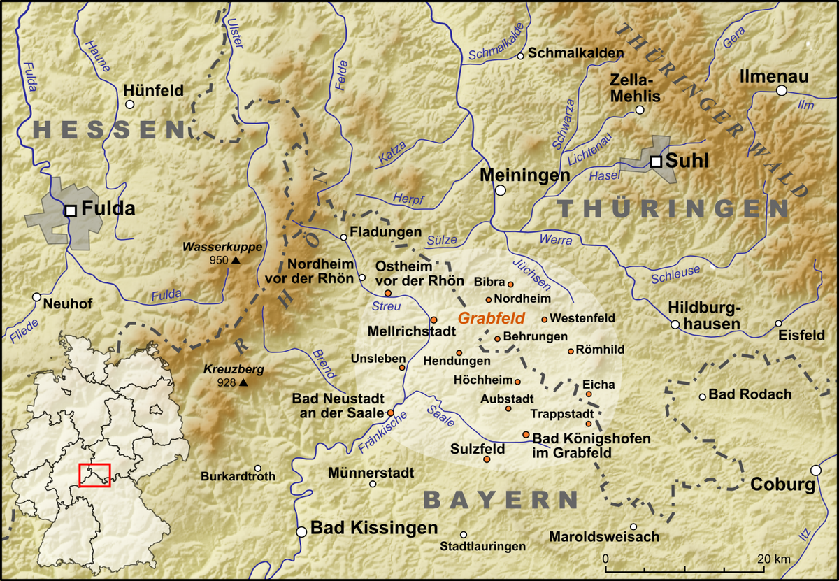 karte rhön grabfeld Grabfeld – Wikipedia