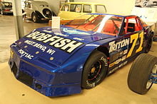 The late model that Reiser used while racing in Wisconsin Robbie Reiser Late Model.jpg
