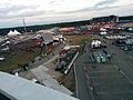Rockenheim 2014 action on both stages, taken from roof of Baden Württemberg Center