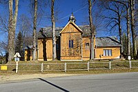 Zabytkowa kaplica w Ropience Górnej (dawna cerkiew)