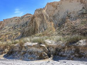 46. Platz: Thomas Knoor Neu! mit Rotes Kliff bei Kampen auf Sylt, Teil des Naturschutzgebiets „Dünenlandschaft auf dem Roten Kliff/Sylt“