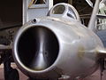 Zona della presa d'aria di un MiG-15