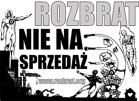 Rozbrat plakat demo