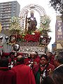 Procesión de San Judas Tadeo de la Basílica de San Francisco (Lima).