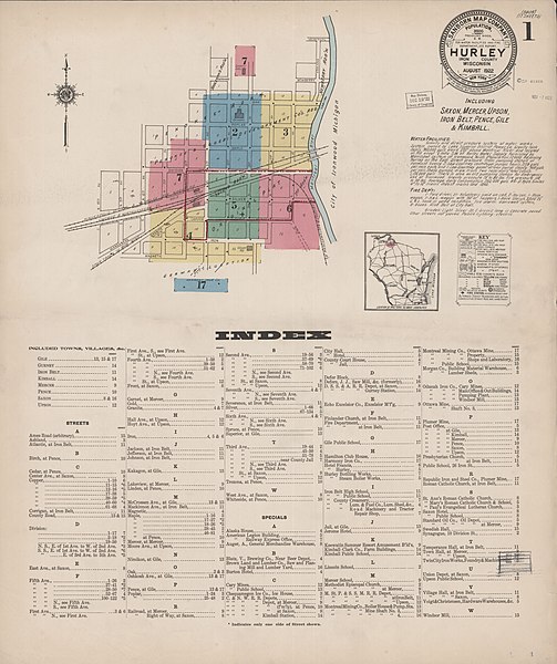 File:Sanborn Fire Insurance Map from Hurley, Iron County, Wisconsin. LOC sanborn09579 006-1.jpg