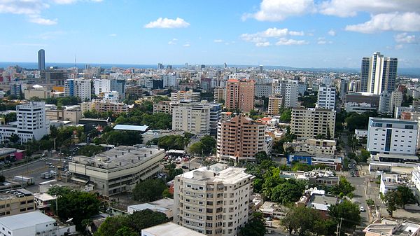 View of Santo Domingo, the capital of the Dominican Republic