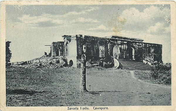 Savada Kothi became a base headquarters for the rebel sepoys