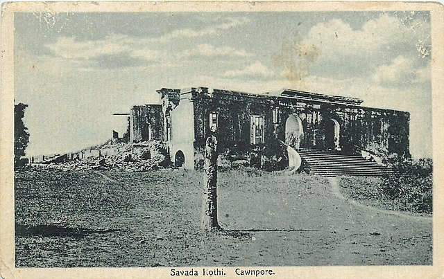 Savada Kothi became a base headquarters for the rebel sepoys
