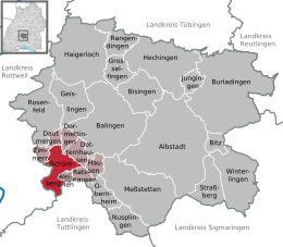 Schömberg - Localizazion