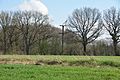 Der letzte erhaltene Mast in Oldendorf. einen weitereren gibt es in Itzehoe.