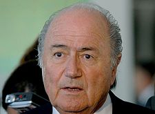 Sepp Blatter v roce 2009