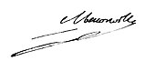 signature de François Thibault de Ménonville