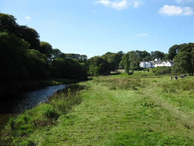 Simonsbath House in the valley of the River Barle