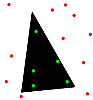 Computational geometry applies computer algorithms to representations of geometrical objects.