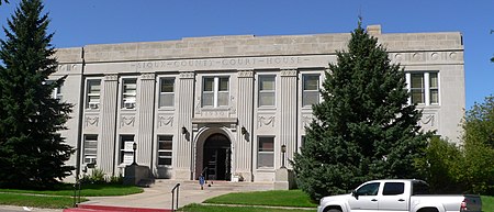 Sioux County, Nebraska courthouse from E.JPG