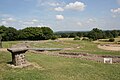 Français : Site archéologique de Jublains, France. Site du théatre.