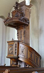 Chaire à prêcher néo-baroque