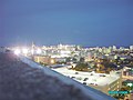 Part of the South Beach skyline at night looking east from the southwest side of the island.