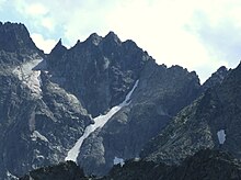 Blick vom Gipfel des Jahňací štít im Norden