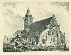 St Mary's Church South Leith, Before 1836 (cropped).jpg