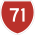 Státní silnice 71 NZ.svg