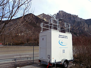 Station mobile de mesure de la qualité de l'air
