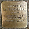 Stolperstein Grindelallee 93 (Leo Frankenthal), Hamburg-Rotherbaum.JPG