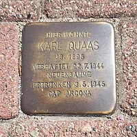 Stolperstein Quaas Karl Westerĺand.jpg