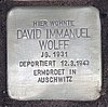 Stolperstein Zionskirchstr 69 (Prenz) David Immanuel Wolff.jpg