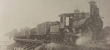 Strasburg Rail Road ex-PRR 4-4-0 number 929 in Strasburg around 1894. Strasburg Rail Road 929.png