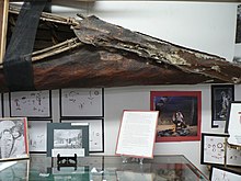 Sturgeon-nosed canoe and information on traditional Sinixt culture at the Nakusp Museum