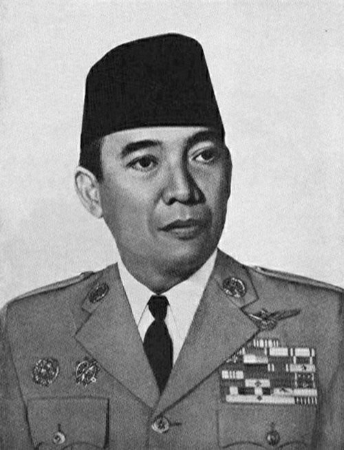 Sukarno, the 1st president of Indonesia